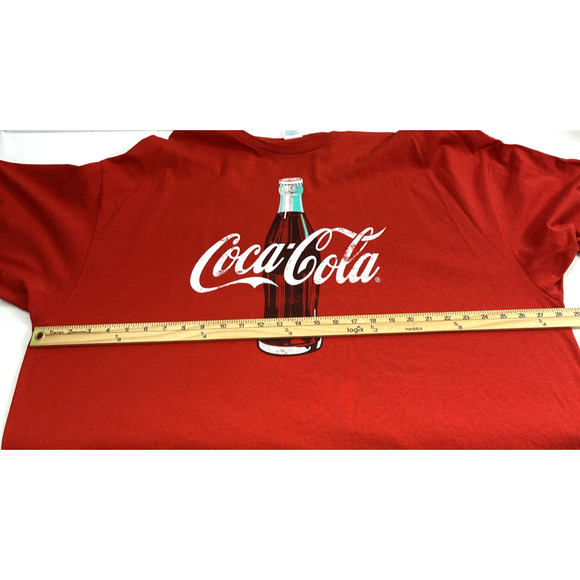 Coca Cola T Shirt Womens 4XL Red Graphic Tee Short Sleeve Casual Top - Picture 7 of 10